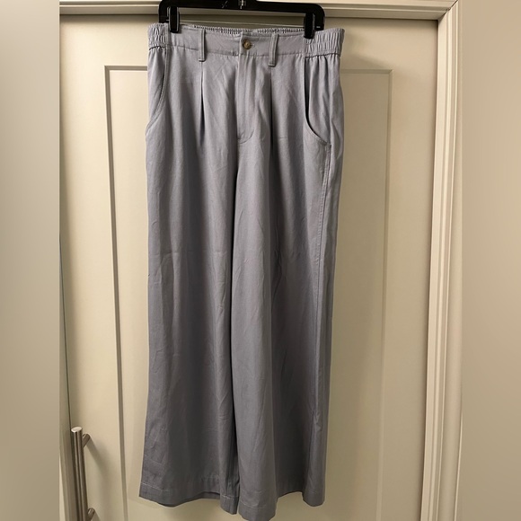 Madewell The Neale Straight- Leg Drapeweave Pant-NWOT-size 14 - Picture 6 of 9